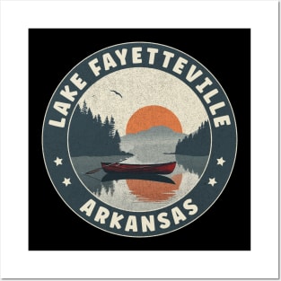 Lake Fayetteville Arkansas Sunset Posters and Art